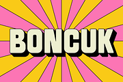 SK Boncuk, a Sans Serif Font by Salih Kizilkaya (Thumbnail 1 of 13)