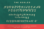 The Kogles Script Typeface, a Script Font by Letterhend Studio (Thumbnail 10 of 12)