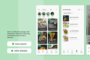 NomNom - Food Recipe Mobile App, an App Template by twinstd (Thumbnail 2 of 5)