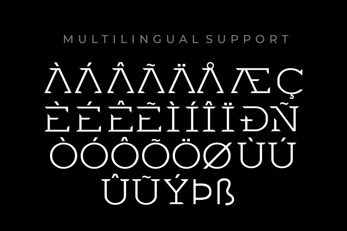Invoked - Modern Minimalist Font, a Slab Serif Font by Rupture (Photo 4 of 4)