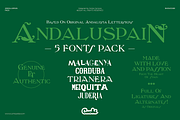 Andaluspain, a Serif Font by Cuchi, qué Tipo! Foundry (Thumbnail 1 of 11)