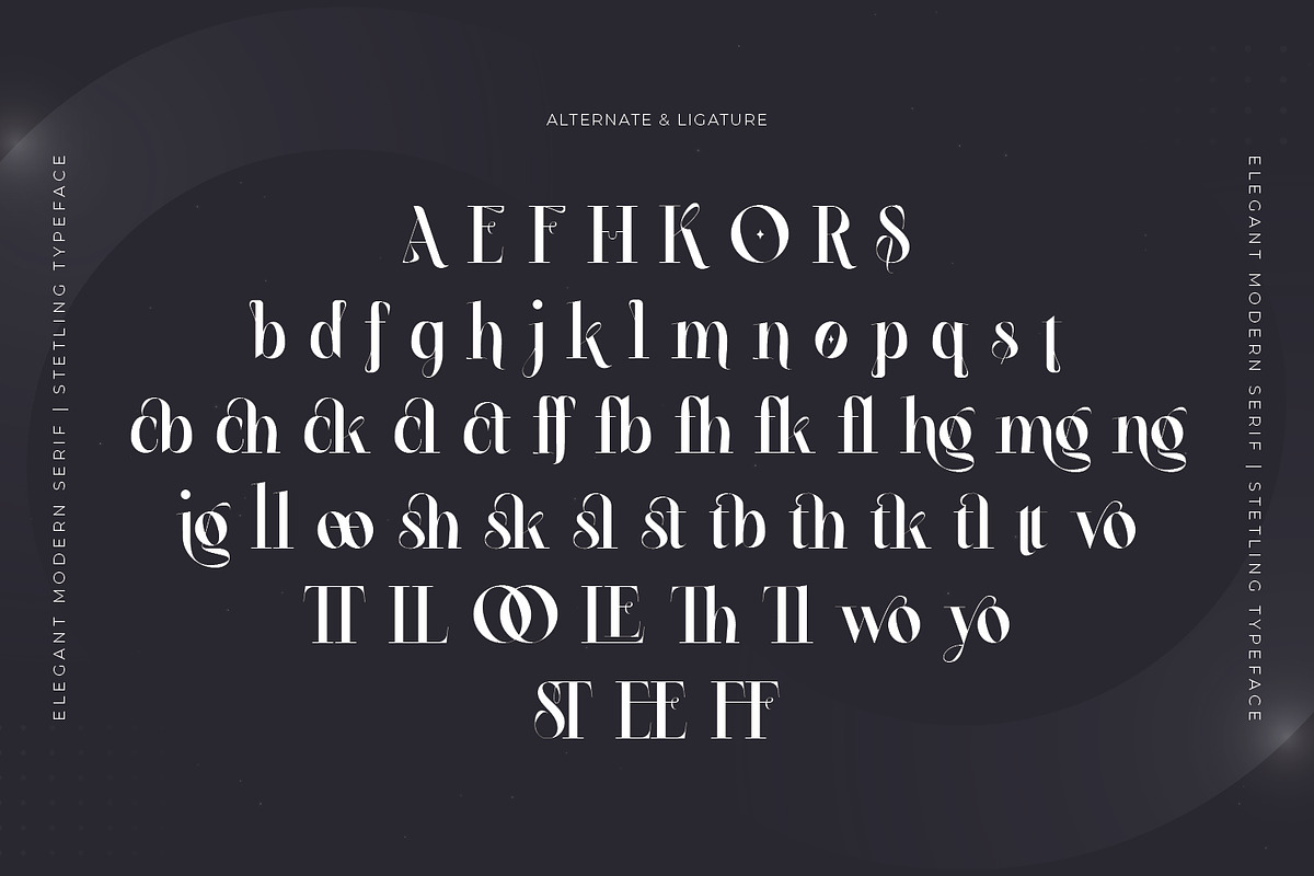 Stetling - Elegant Modern Serif Font, a Serif Font by Zeatype (Photo 7 of 11)