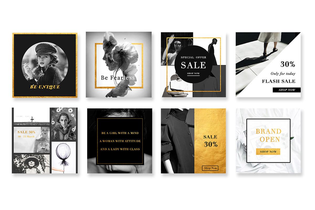 Womanizer Social Media Pack, a Templates & Theme by RedRiver Studio (Photo 2 of 10)