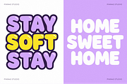 Chubby Squishy - Retro Bubble Font, a Handwritten Font by Pian45 Studio (Thumbnail 2 of 8)