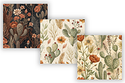 Western Fall Botanical Digital Paper, a Pattern Graphic by FloridPrintables (Thumbnail 4 of 9)