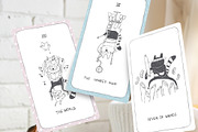 Doodle Cats Full Tarot Deck, an Illustration by Anastasiya Klempach (Thumbnail 2 of 13)
