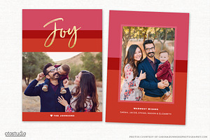 Christmas Card Template CC298