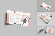 Bifold Brochure Mockup, a Mockup by seulangagraphic (Thumbnail 1 of 5)