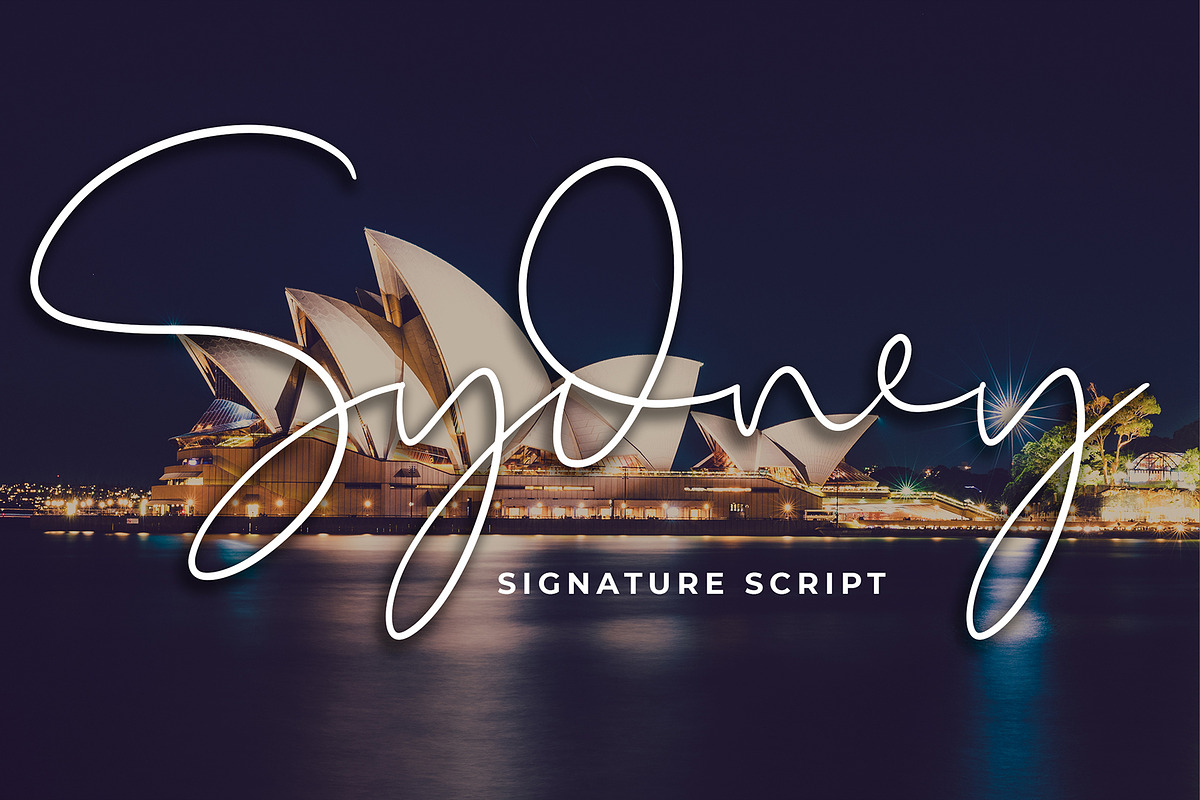 Sydney Signature Script Font