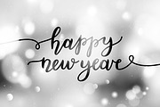 Happy New Year, 6 greeting cards, a Card Template by redcollegiya design (Thumbnail 5 of 6)