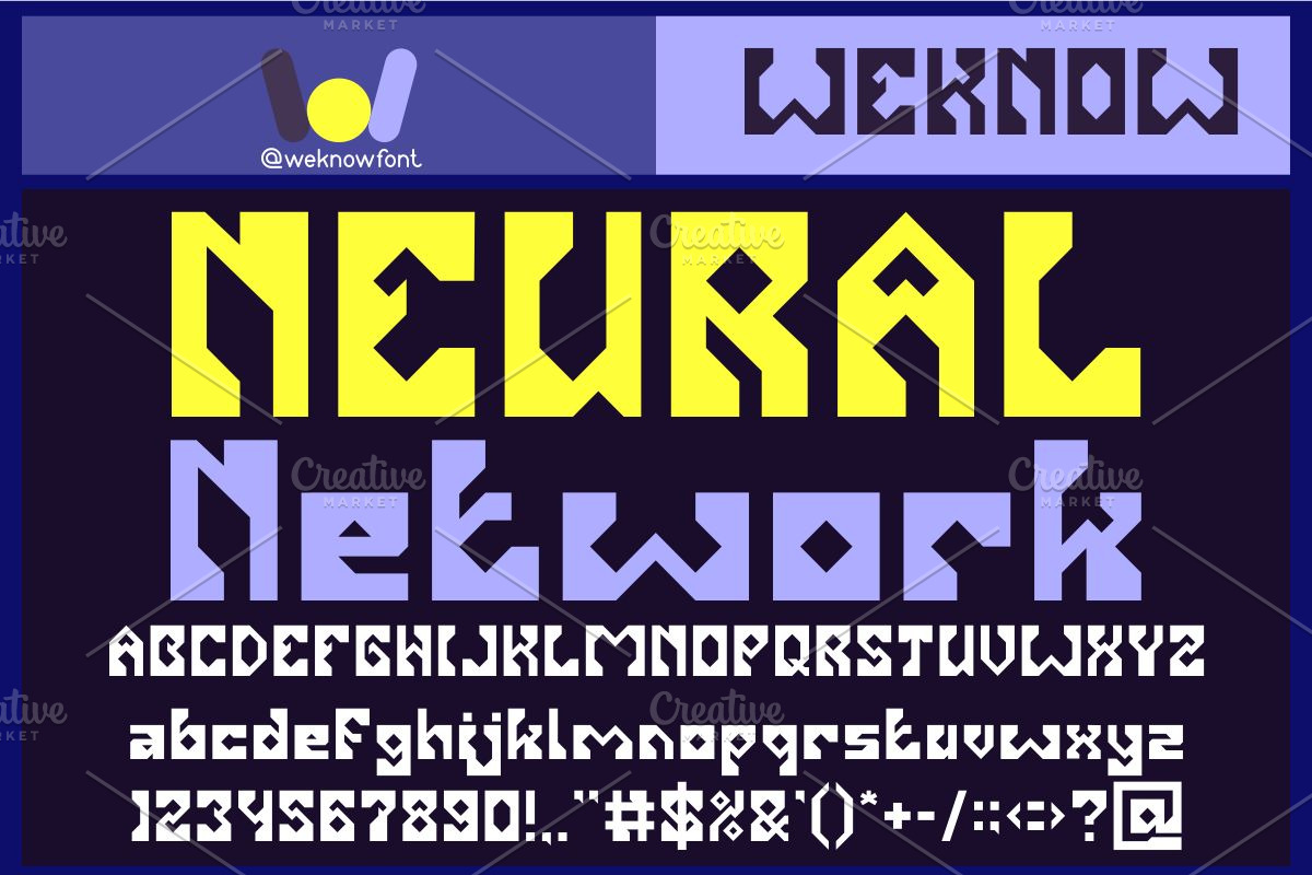 Alpha Sense font, a Font by weknow (Photo 4 of 8)