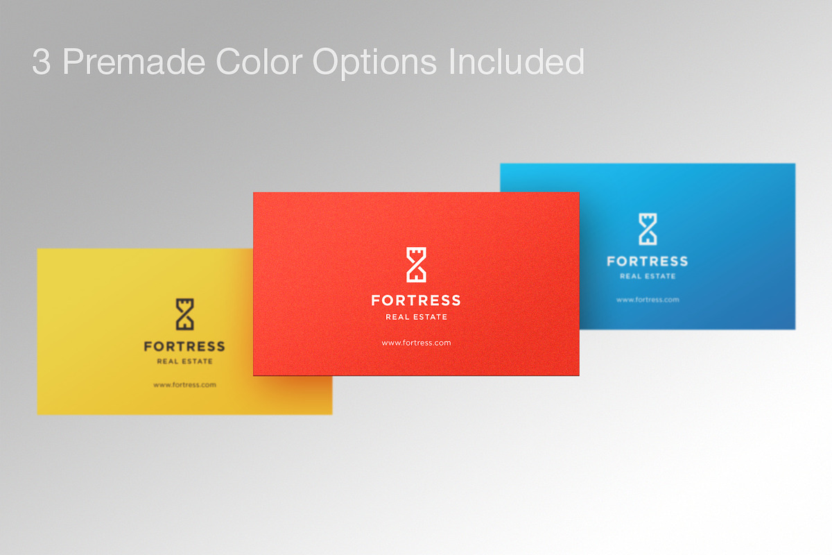 Real Estate Business Card – Fortress, a Business Card Template by Ideal Company (Photo 4 of 4)