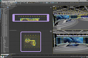 Virtual TV Studio News Set 35, an Architecture 3D Model by akerStudio (Thumbnail 37 of 39)