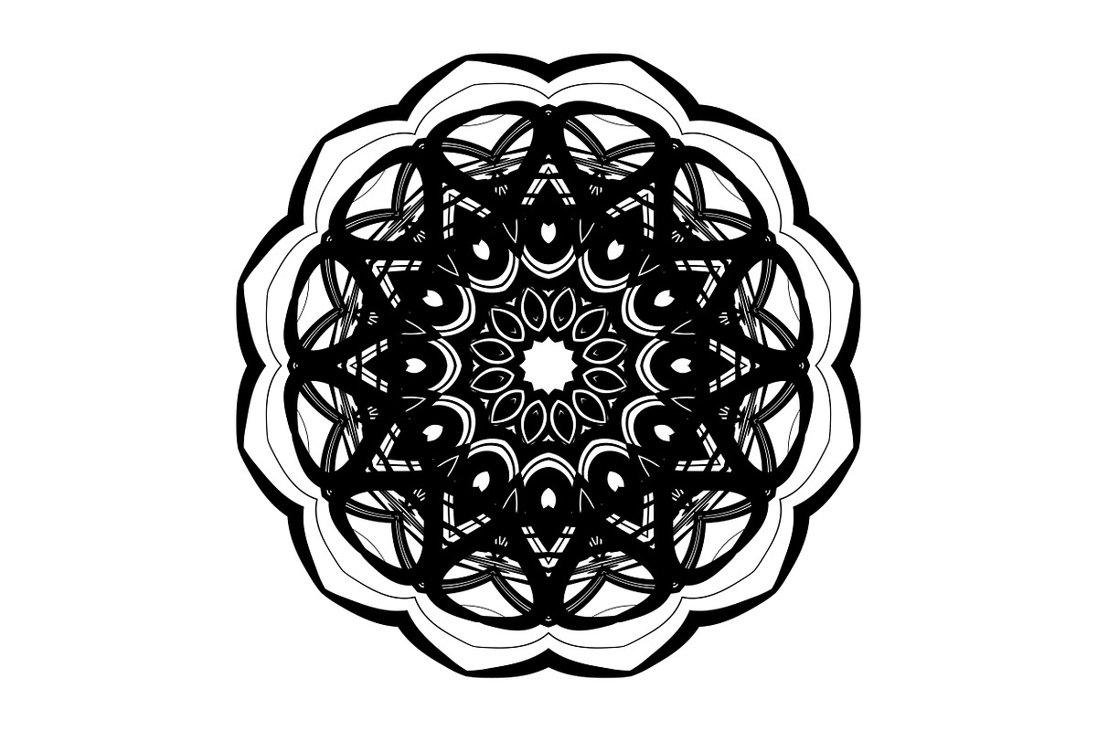 Spiritual Mandala Artwork Bundle, a Decorative Illustration by NJ Himel (Photo 95 of 104)