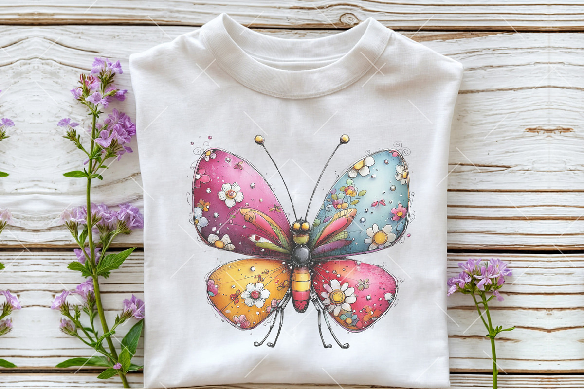 Whimsical Spring Clipart Bundle, an Illustration by OK Design (Photo 5 of 6)