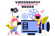 9 Videography Illustration, a Person Illustration by denayunebgt (Thumbnail 1 of 3)