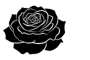 50 Black Rose Silhouette Vector Bund, an Illustration by Gaye Art (Thumbnail 6 of 51)