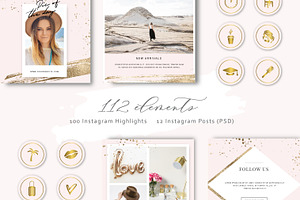 Shine and Glitter Instagram Pack