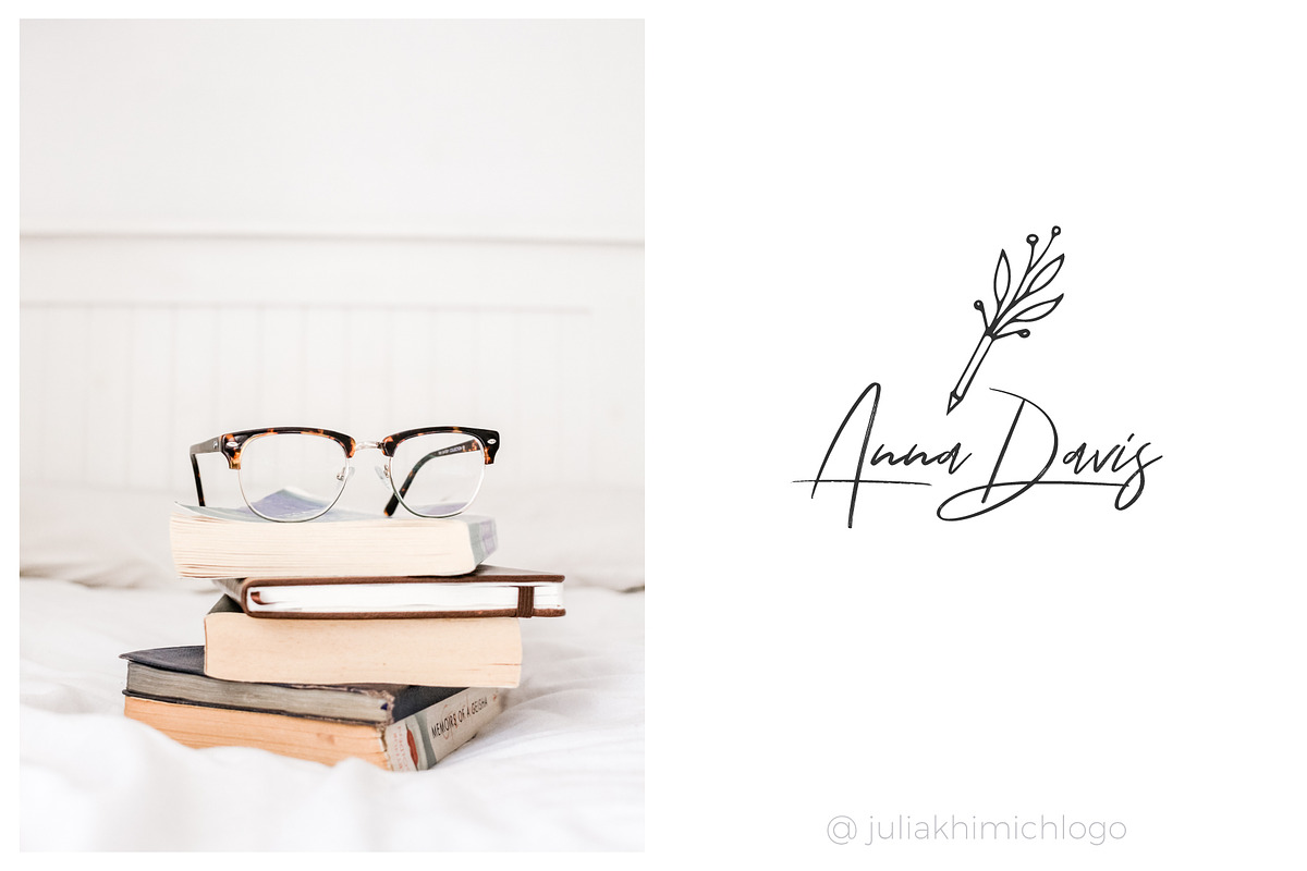Logo Pack Volume 12. Writer, a Branding & Logo Template by Mint Air Studio (Photo 19 of 21)