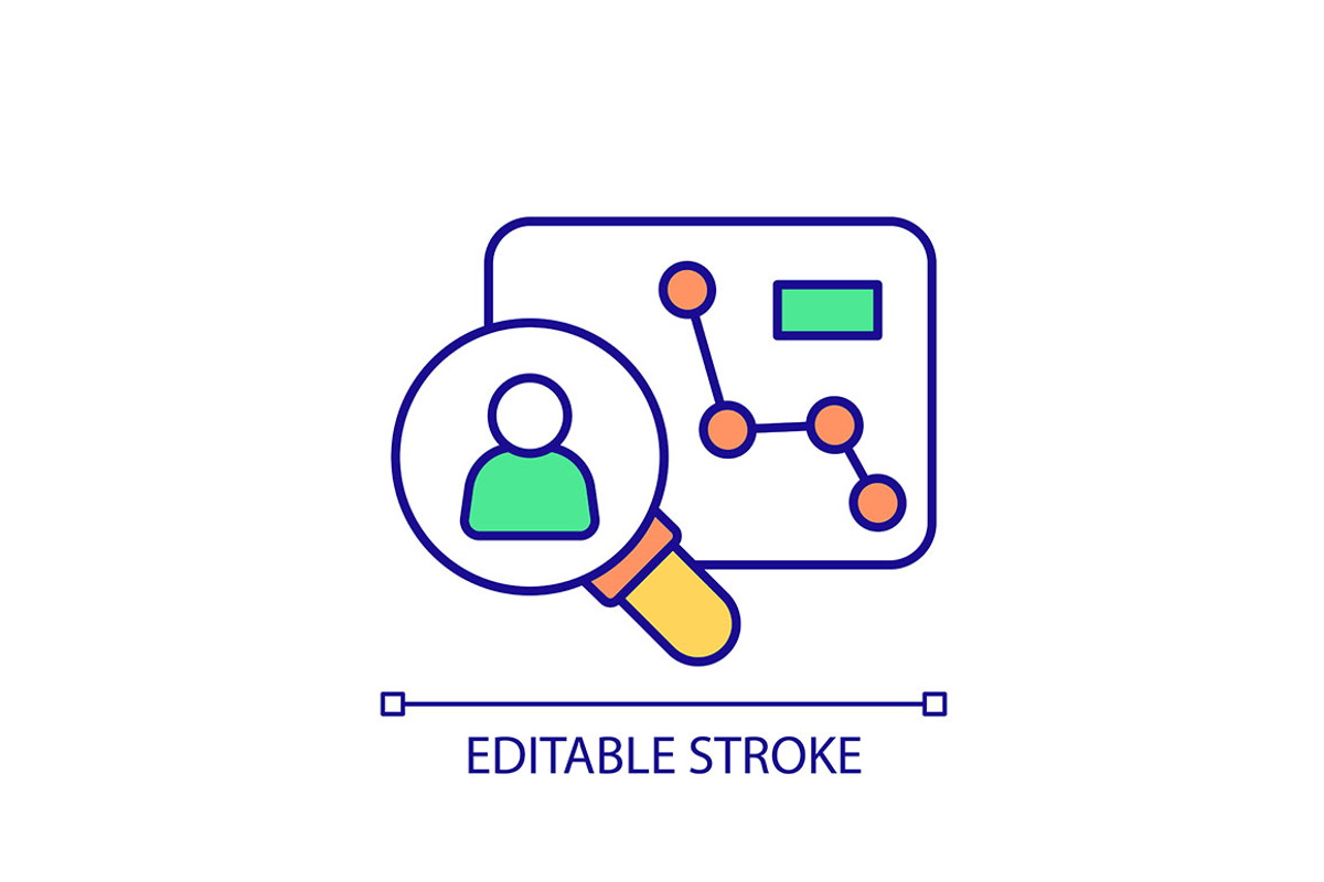 Potential candidate data studying, an Icon by IMG Visuals
