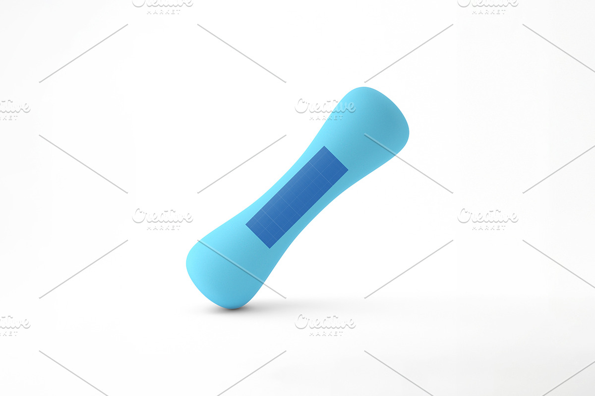 Bone Dumbbell Mockup, an Advertising Mockup by Qaleb Studio