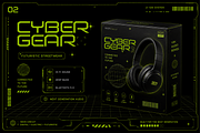 Neon Circuit - Modern Display Font, a Sans Serif Font by overlaytemplates (Thumbnail 2 of 5)