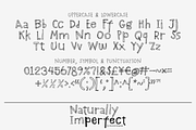 Naturally Imperfect – HandDrawn Font, a Handwritten Font by shineink.designlab (Thumbnail 9 of 11)