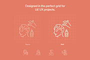 Beauty Icon Art Set, an Outline Icon by Prosymbols (Thumbnail 3 of 8)