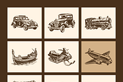 Vintage Transport and Vehicle Icon, a Transportation Illustration by Creative Stall (Thumbnail 7 of 10)