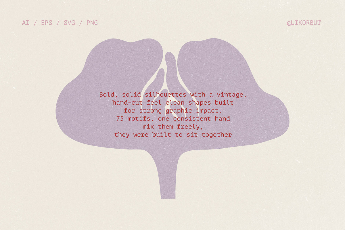 Decorative Botanica 75 Floral Motifs, a Decorative Illustration by likorbut (Photo 6 of 9)