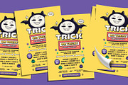 Trick or Treat Party Flyer Template, a Flyer Template by Tiptop Graphic (Thumbnail 4 of 5)