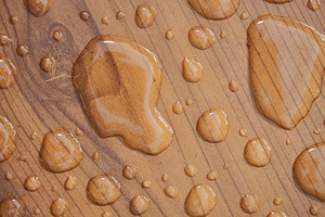 Water drops featuring water, wood, and drop