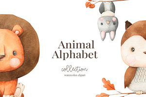 Animal Alphabet - Watercolor Set