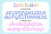 Cute Bunny Font, a Handwritten Font by KengGraphic (Thumbnail 8 of 10)