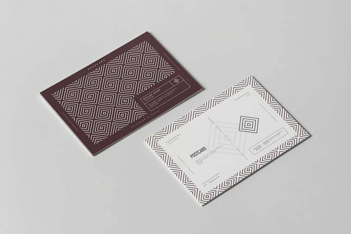 Postcard Mock-up, an Advertising Mockup by zippypixelstudio (Photo 3 of 8)