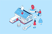 Isometric Concepts Illustrations, a Finance Illustration by alexdndz (Thumbnail 17 of 26)