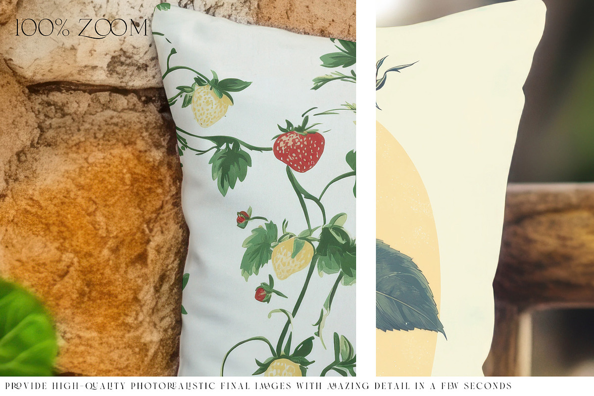 Outdoor Throw Pillows Mockups, a Product Mockup by mock-ups (Photo 7 of 10)