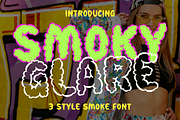 Smoky Glare Smoke Font, a Font by PutraCetol Studio (Thumbnail 1 of 5)
