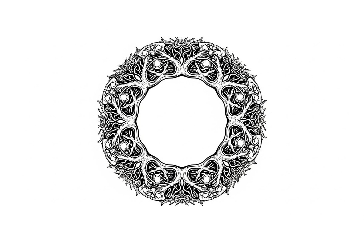 Hand Drawn Wreath Frame Bundle, an Illustration by yasushie (Photo 49 of 51)