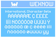 Thinking Numbers font, a Sans Serif Font by weknow (Thumbnail 8 of 8)