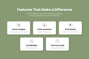 Ature Sustainability Brand Guideline, a Branding & Logo Template by trabaskriya (Thumbnail 2 of 6)