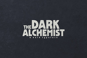 Dark Alchemist - Bold Sans Typeface