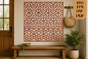 Modern Geometric Wall Art SVG, an Object Graphic by DreamCafeArt (Thumbnail 3 of 4)