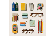 Prompt Back To School Clipart, a Decorative Illustration by Creative design (Thumbnail 5 of 7)