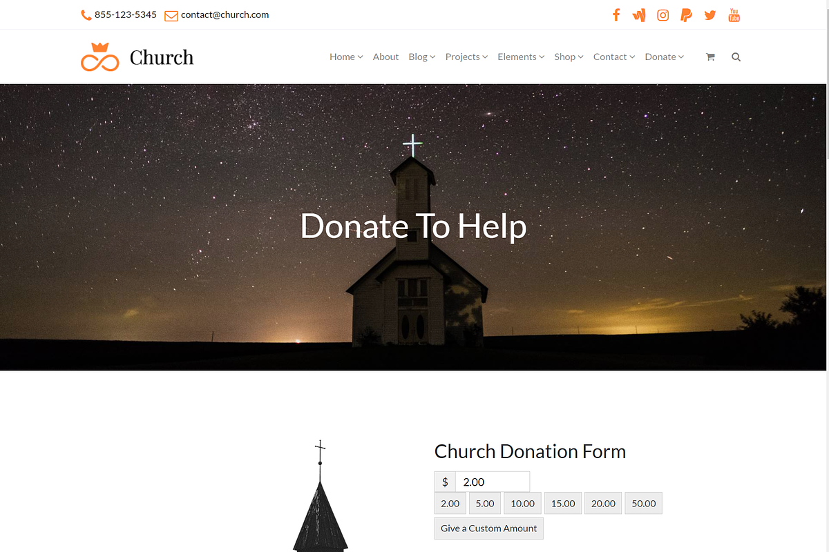 Church Religious WordPress Theme, a WordPress Template by Visualmodo (Photo 17 of 31)