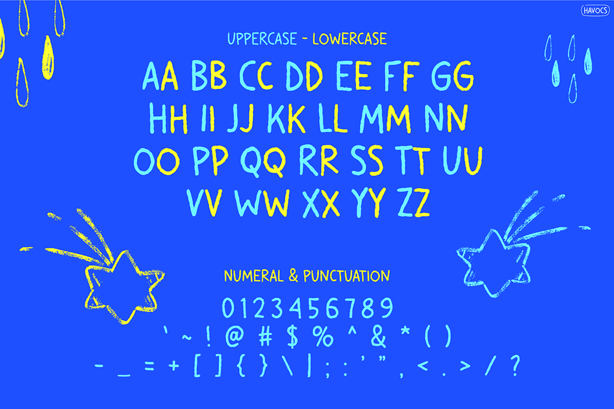 HAVOCS, a Font by Pinisi ART (Photo 2 of 10)