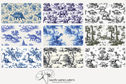 70 dinosaur toile seamless pattern, a Pattern Graphic by Poppy Lane Studio (Thumbnail 9 of 10)