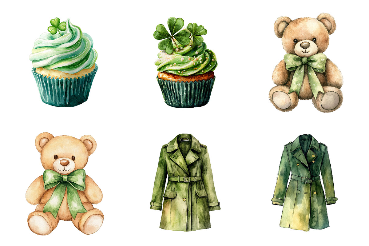 St Patricks Day Clipart, an Illustration by Design Market (Photo 4 of 4)