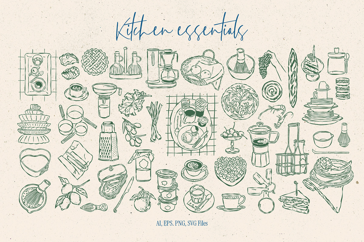 Whimsical Home Illustrations, an Object Graphic by DesignThatMatters (Photo 5 of 11)