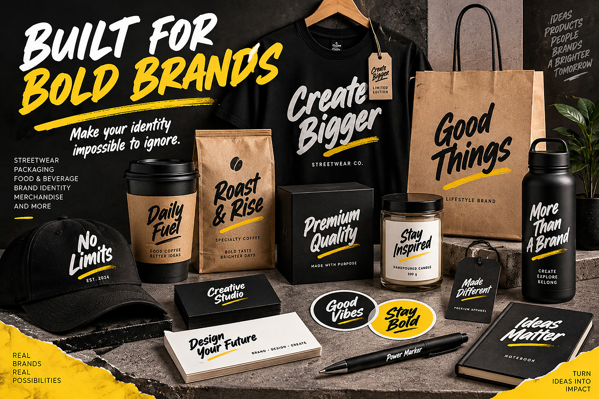 Power Marker - Display Typeface, a Script Font by Wow Magic (Photo 3 of 4)